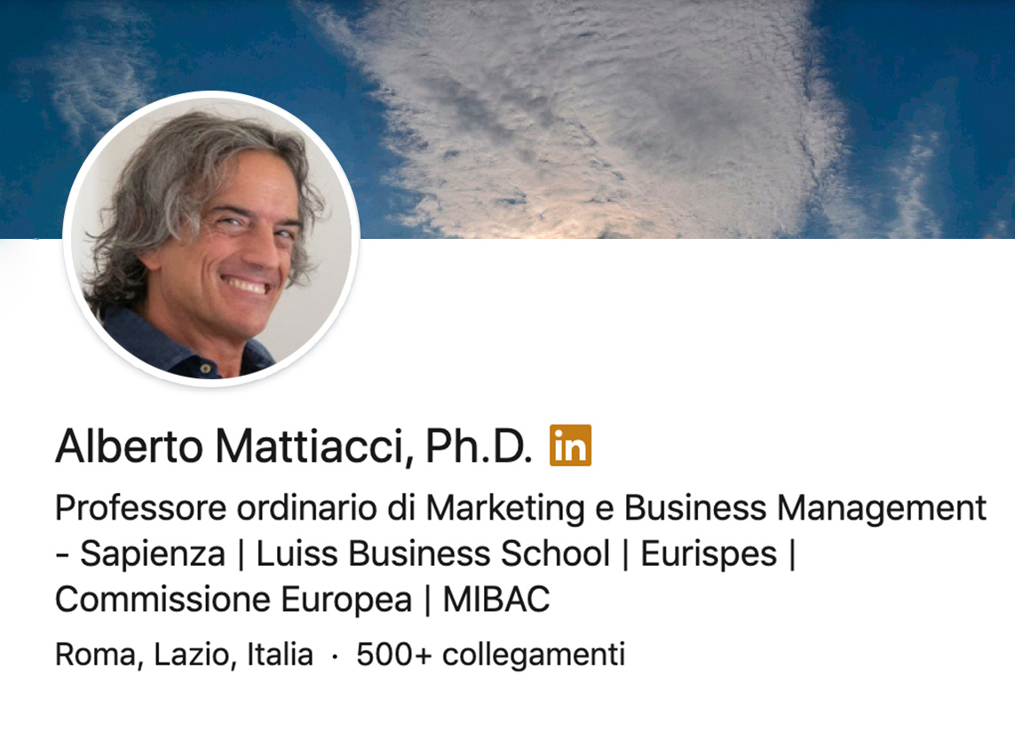 LinkedIn Alberto Mattiacci